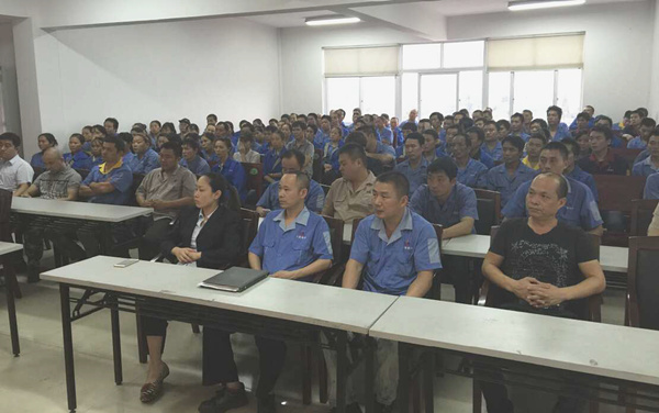 熱烈祝賀2015年9月溫州三聯(lián)鍛造有限公司管理升級正式啟動！