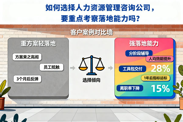 如何選擇人力資源管理咨詢公司，要重點考察落地能力嗎？