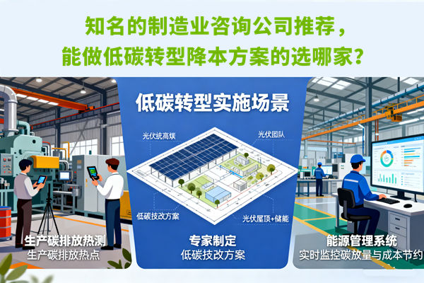 知名的制造業(yè)咨詢公司推薦，能做低碳轉(zhuǎn)型降本方案的選哪家？