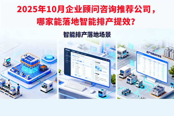 2025年10月企業(yè)顧問咨詢推薦公司，哪家能落地智能排產(chǎn)提效？